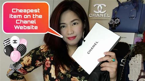 what's the cheapest thing at chanel|cheapest thing on chanel website.